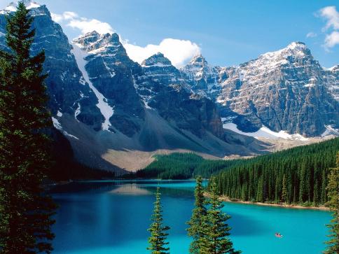  Fonds d'ecran: Moraine Lake, Banff National Park, Canada 